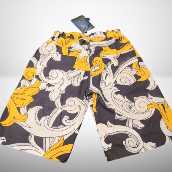 Young Versace Baroque Print Shorts - Size: XXS - Picture 2 of 10